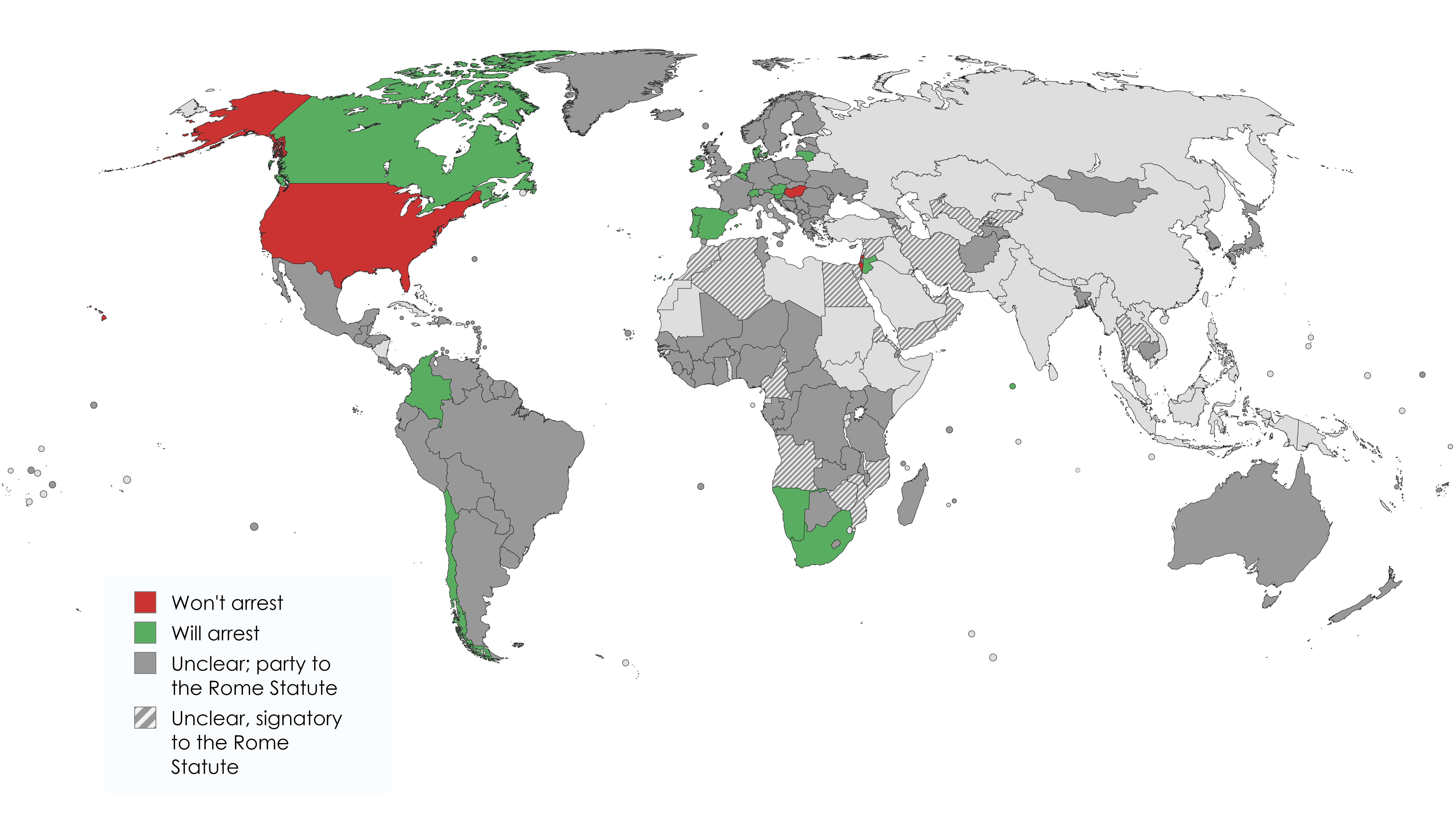 Netanyahu arrest map231124