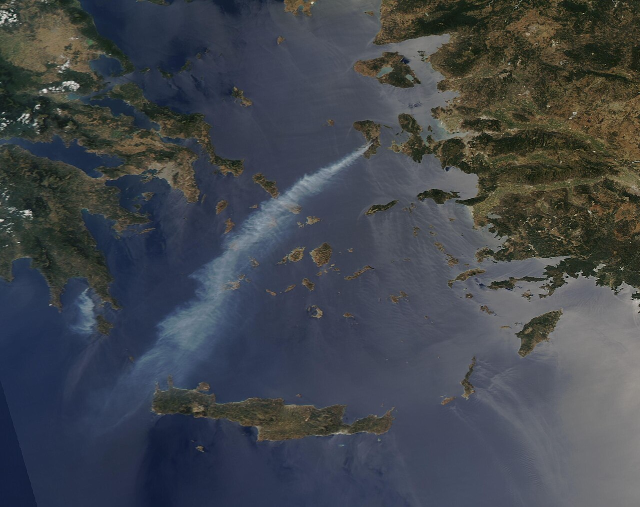 2025 European and Mediterranean wildfires