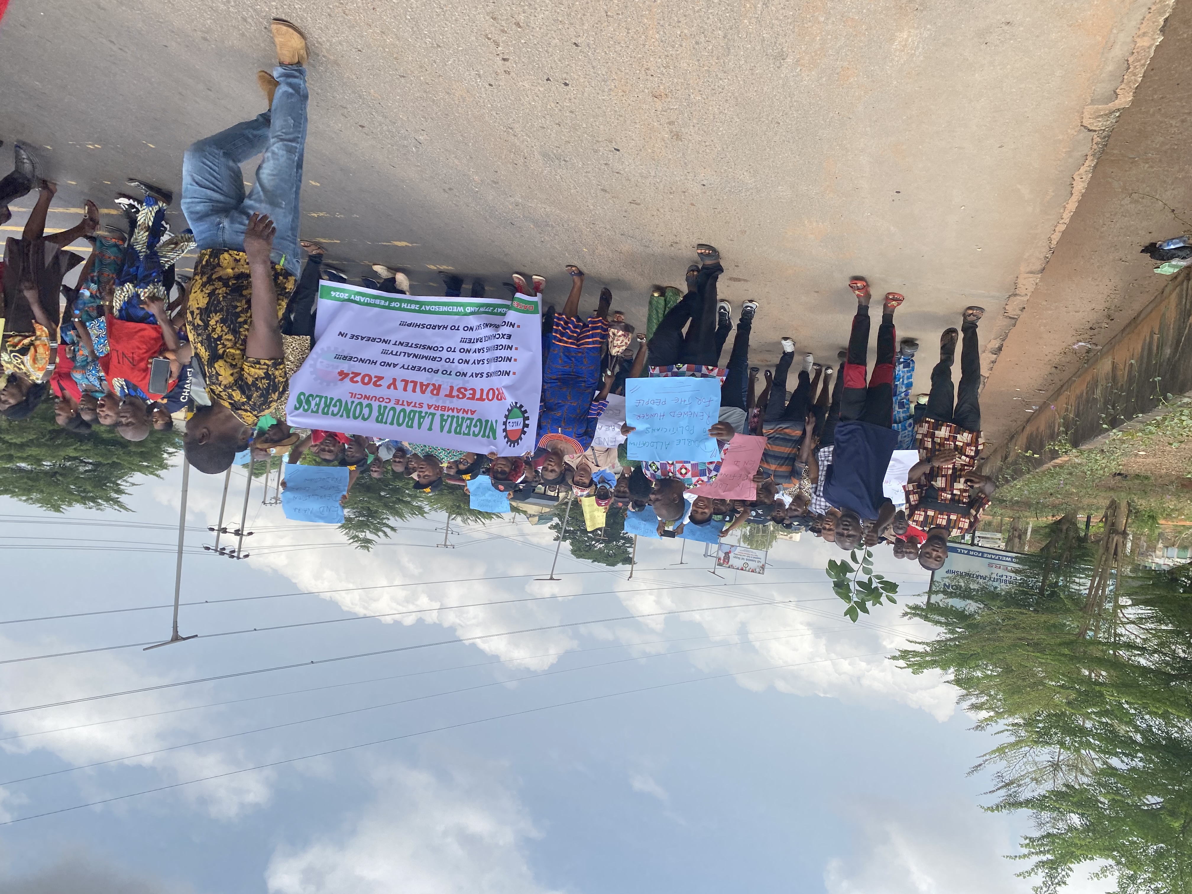 Nigerian Labour Congress (NLC) Protesters